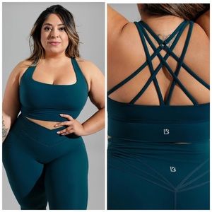 Buffbunny Revolution Sports Bra Secret Garden Teal M